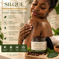 Peppermint Coffee Scrub – With Moisturizing Oils